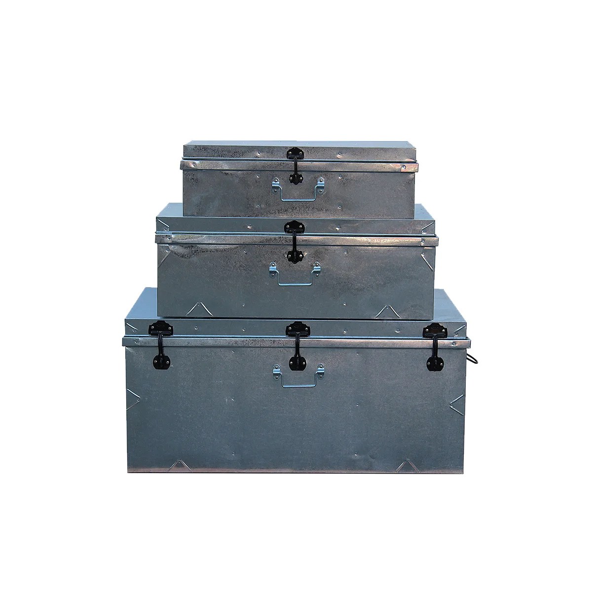 Best Seller Galvanized Metal Box For Storage 39"x22"x15" Abbas Steel