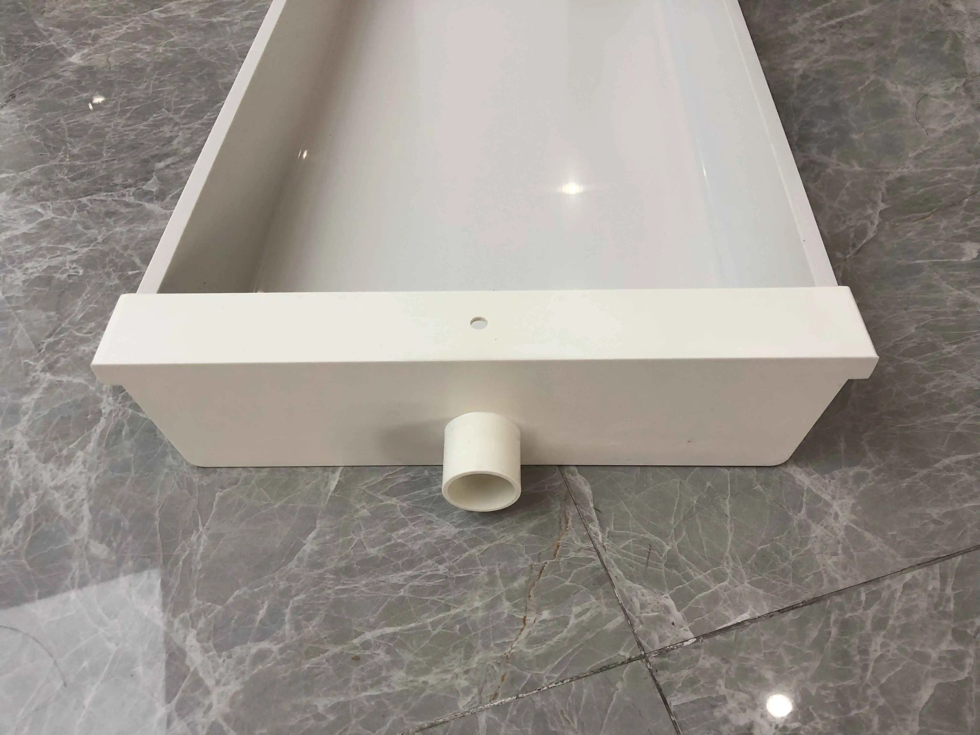 Hydroponic Microgreen Fodder Tray Plastic Gutter Food Grade Pvc Channel