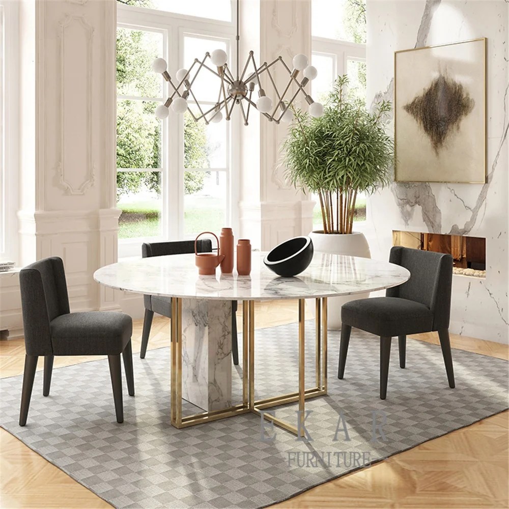 Torano Marble Round Dining Table atelieryuwa.ciao.jp