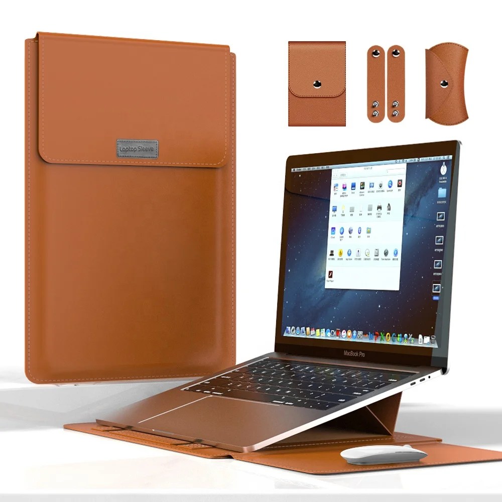 Top Laptop Sleeve/stand 3 In 1 Laptop Sleeve Bag Case Laptop Mouse Pad 12 13 14 15inch For Mac