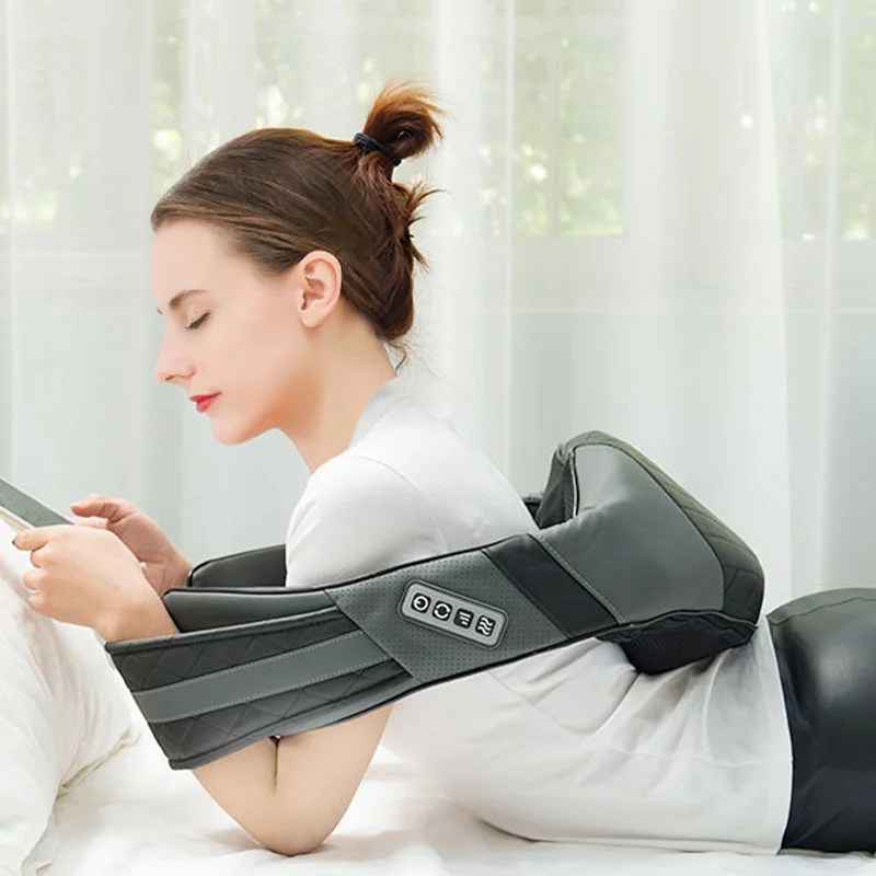 Shiatsu Neck Massagerkneading Smart Massage Pillow For Legs Foot Use