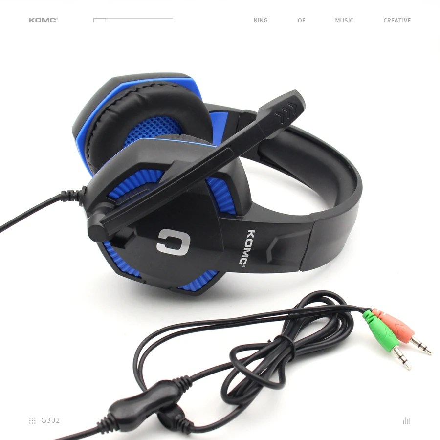 Amazon Besting selling Gaming Headset Komc G302 Wired Gaming