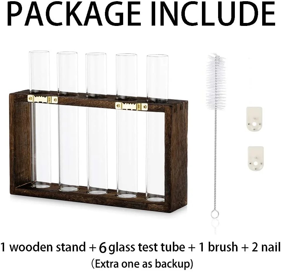 Wall Hanging Glass Planter Propagation Station Modern Wall Mounted 5