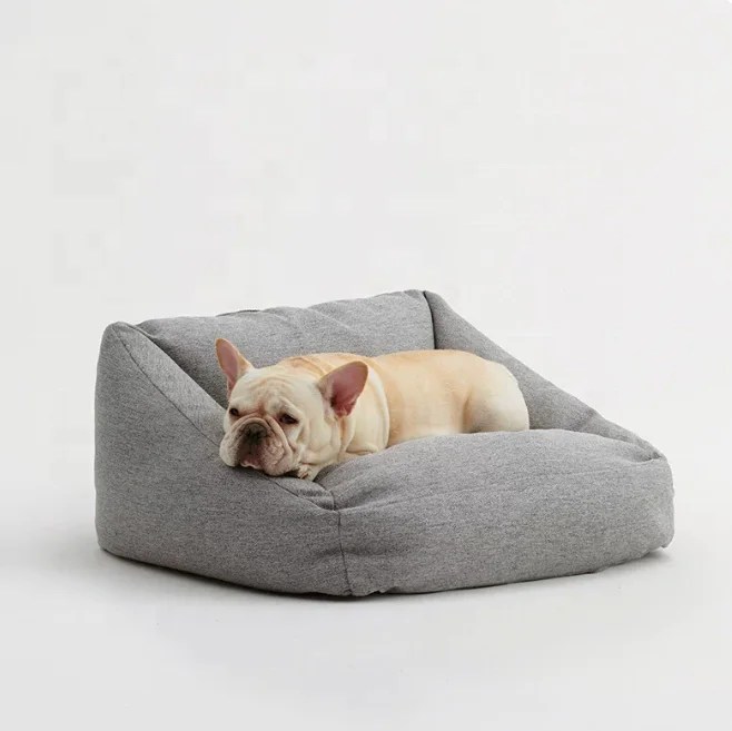 Comfortable Dog Bed Super Soft Pet Sofa Bolster Couch Dog Bed With