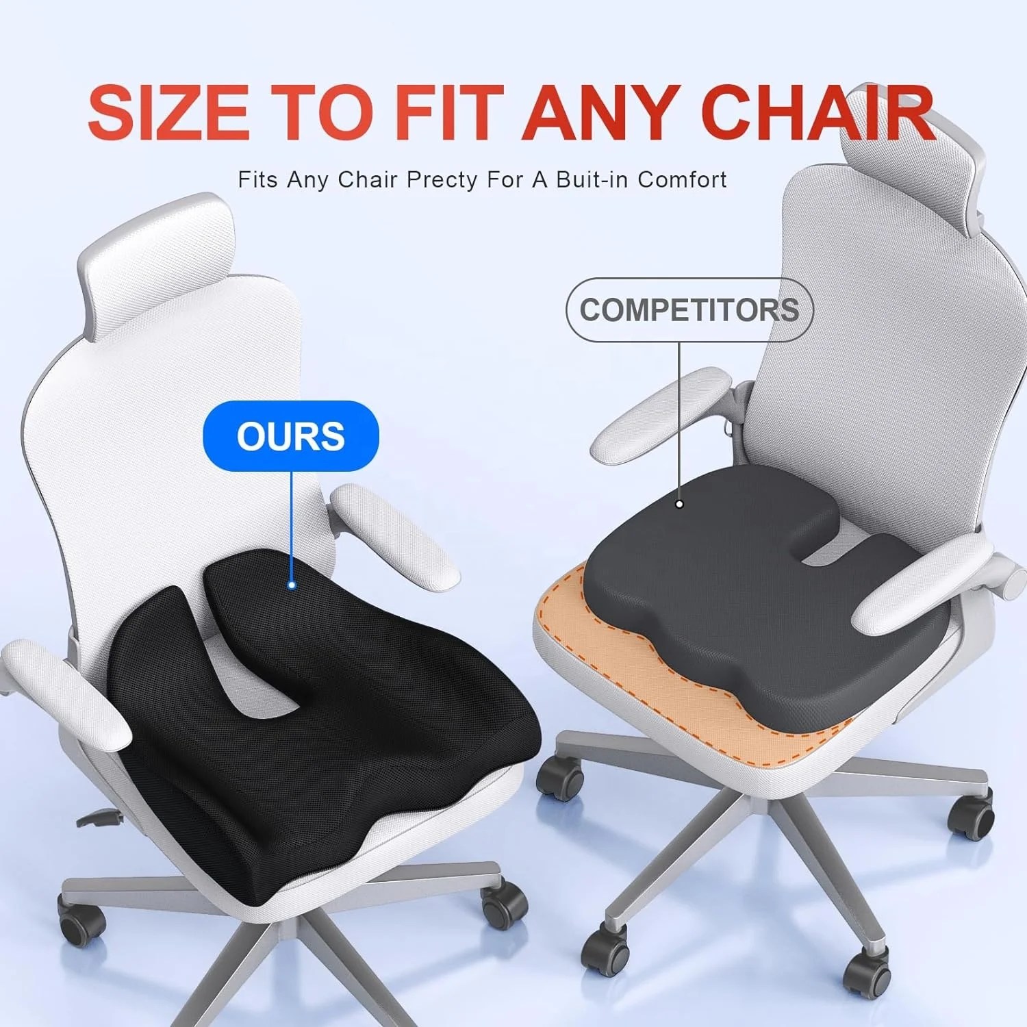 High Quality Seat Cushion Office Chair Cushions Butt Pillow For Car
