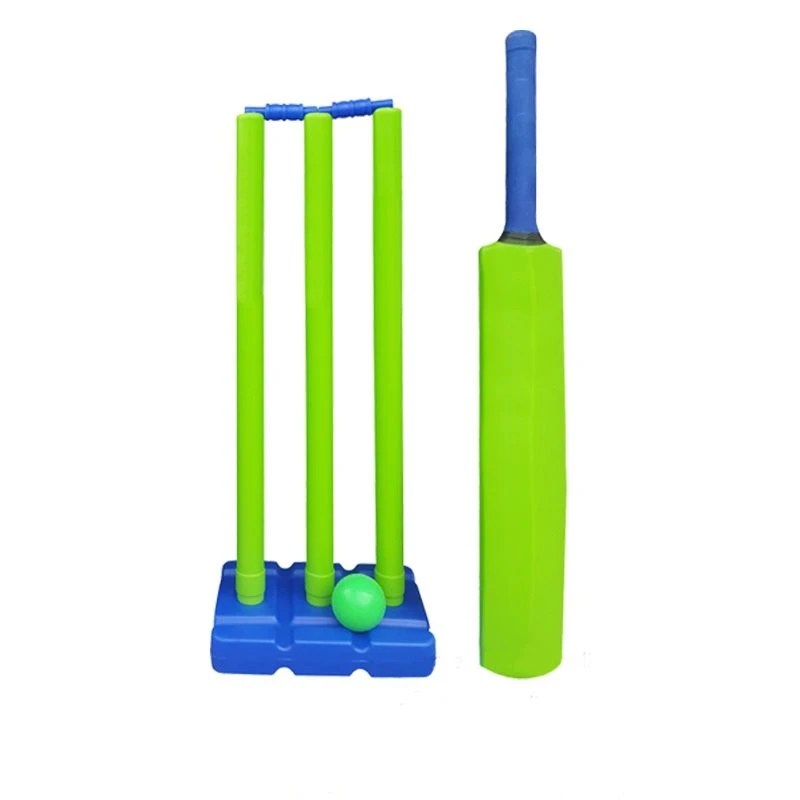 Pvc Garden Play Cricket Set For Kids With Bat Plastic Beach Cricket Set