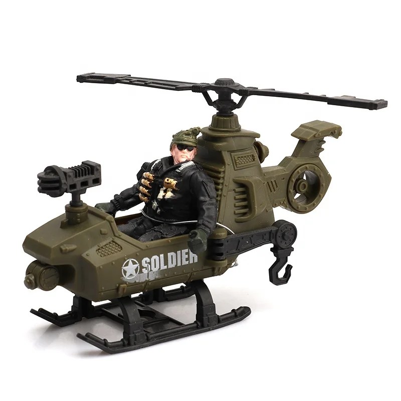 Ept Plastic Combat Force Military Vehicle Toys Soldier Play Set Toy