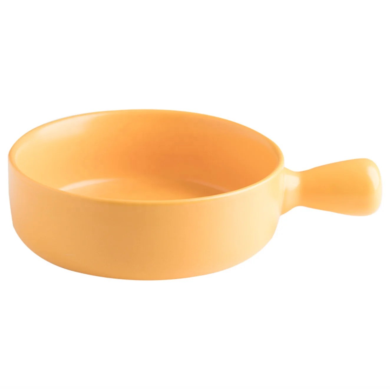 Nordic Ceramic Handle Bowl Creative Personality Household Breakfast