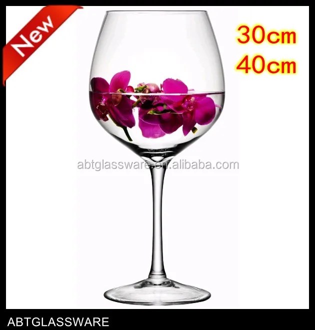 giant wine glass vase wholesale,wine shaped glass vases, View giant