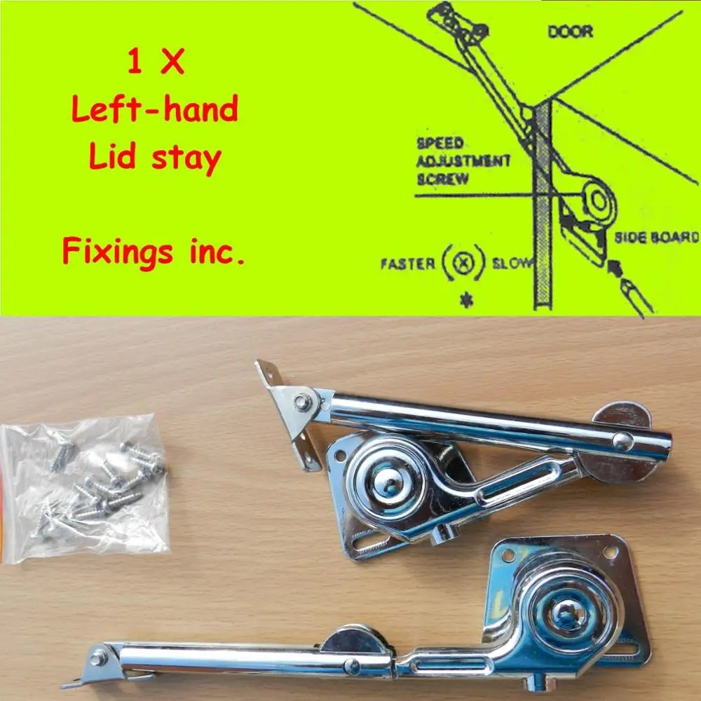 Door Hydraulic Softdownstay Lids Support Opening Hinge Metal