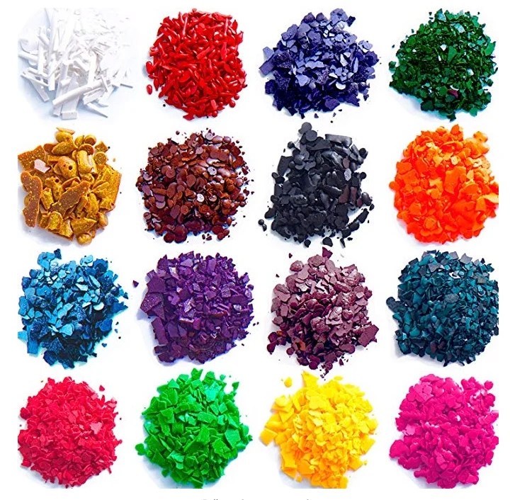Diy Candle Wax Flake Chips Dye Powder Mixed With Soybean