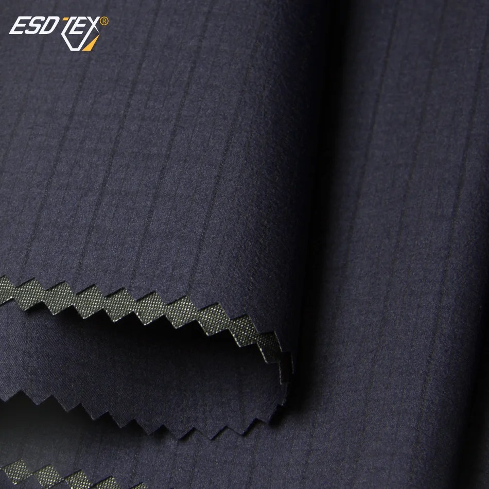 20d Nylon Grid Graphene Antistatic Fabric,Waterproof Three In One