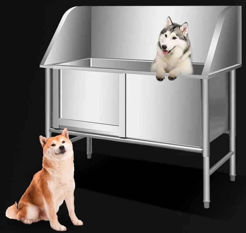 Stainless Steel Dog Wash Set Of Cat