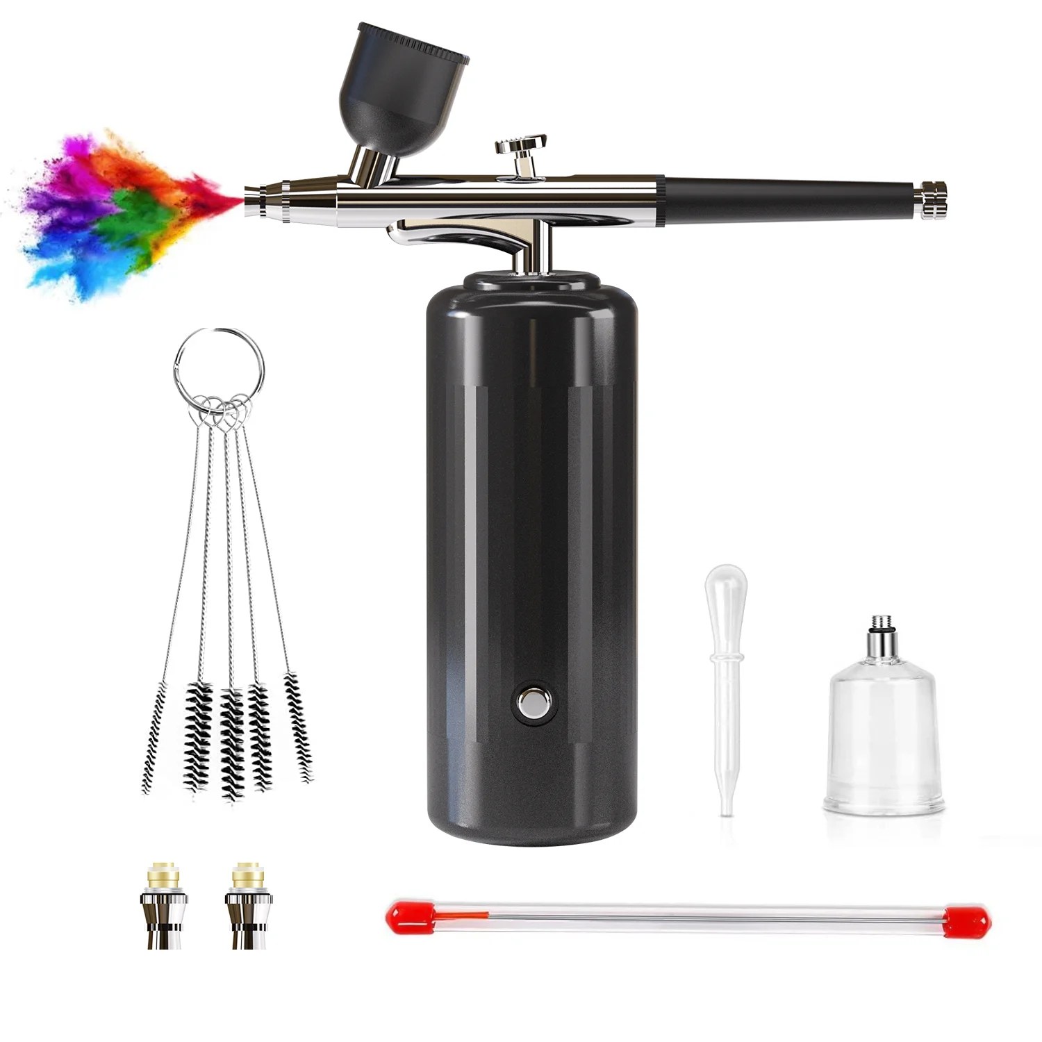 New Portable Rechargeable Cordless Aerografo Airbrush Kit Tattoo Paint