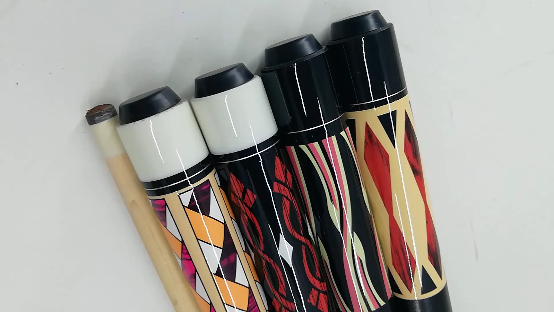 Xmlinco Center 1/2 Jointed Maple Billiard Cue Stick For Sale With 12