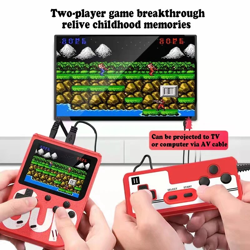 Wholesale Video Game Consoles 2.8 Inch With Gamepad 400/500/600 In 1