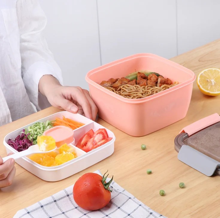 Portable Lunch Box With Food Container Salads Food Container Bento Box