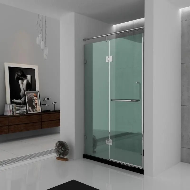 Kmry 3002f Frameless Hinges Pivot Opening Glass Door Shower Bathroom