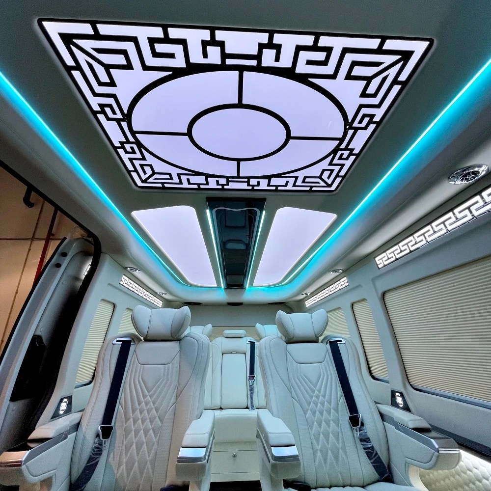 Burst Ceiling Led Lights For Van Mpv V Class Led False Ceiling Lights