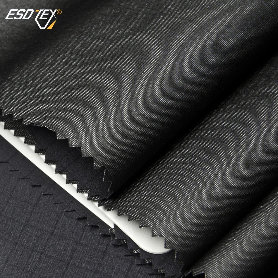 20d Nylon Grid Graphene Antistatic Fabric,Waterproof Three In One