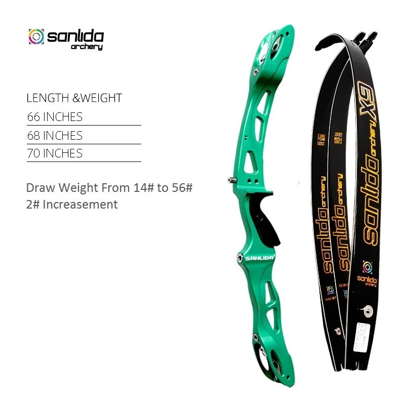 Sanlida Archery Miracle X9 Recurve Bow Intermediate Target Recurve
