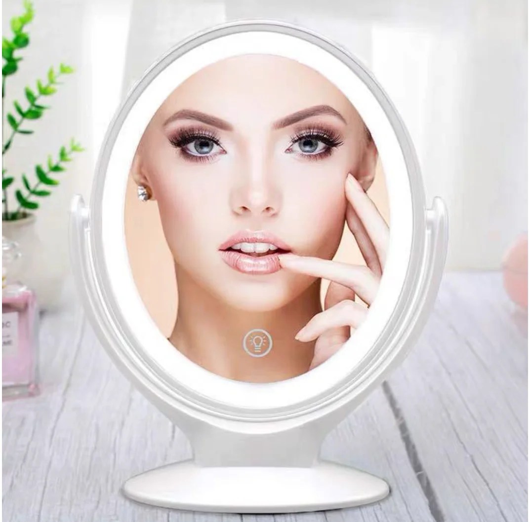 Led Light Make Up Mirrors Cosmetic Vanity Mirror With Led Light For Makeup Desktop Hd Makeup