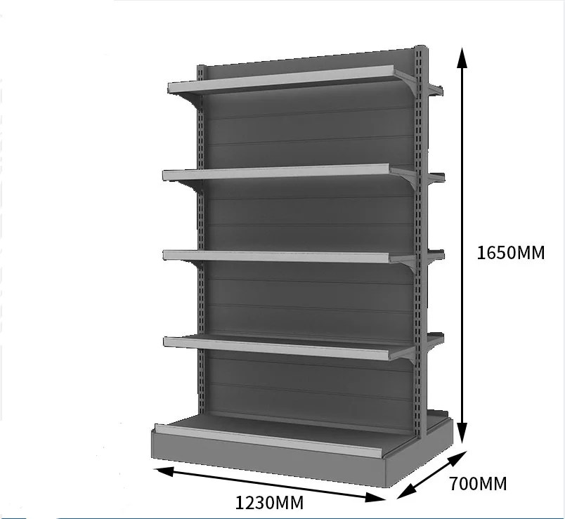 Market Shelf Supermarket Display Shelf Racks 5 Tiers Shelf For Market