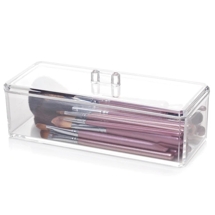 Clear Makeup Organizer Makeup Brush Holder Acrylic Box For Makeup