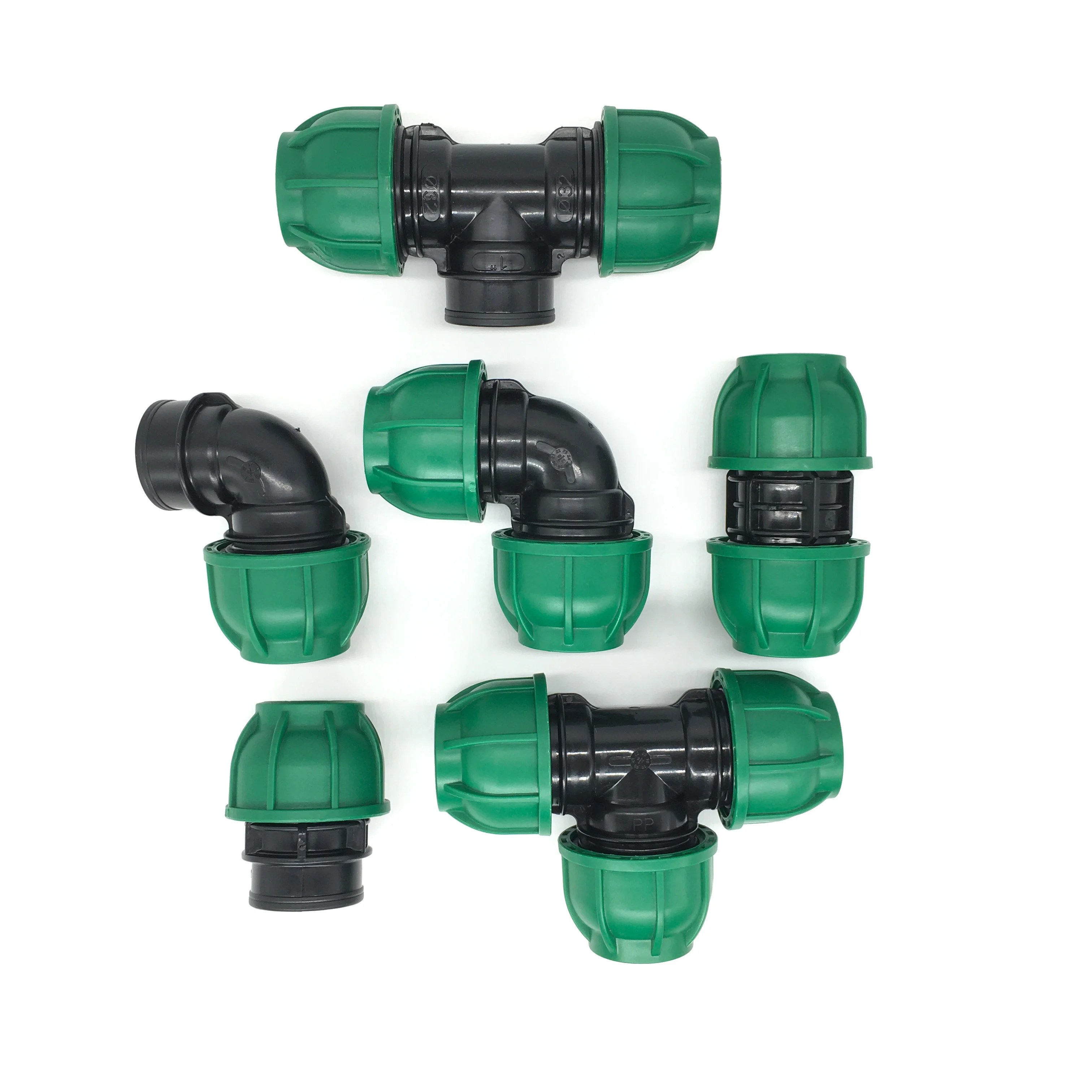 Farm Irrigation System Pp Compression Fitting Garden Irrigation Hdpe