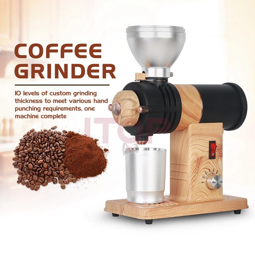 Electric Coffee Grinder Low Speed Coffee Bean Grinding Machine For