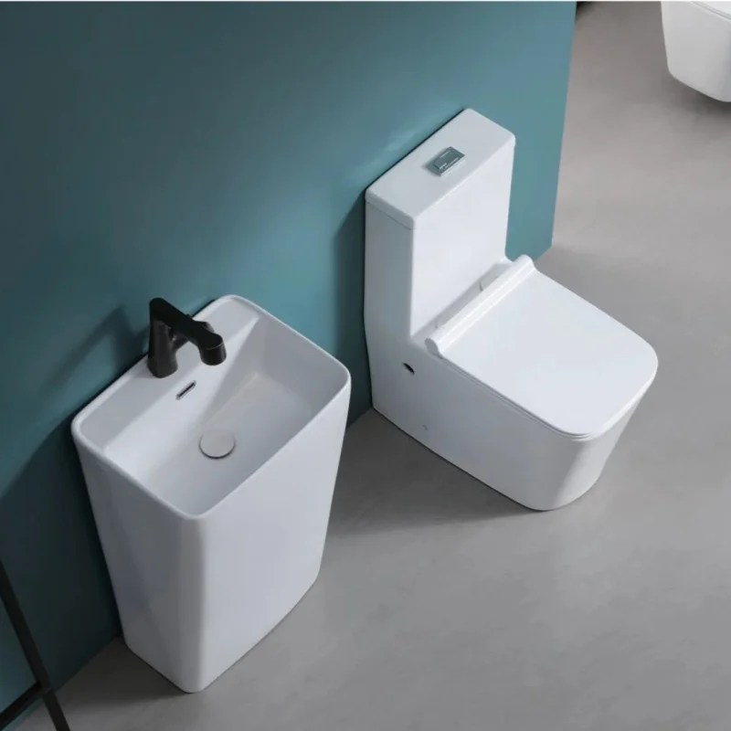 Nano Glaze Luxury Sanitary Ware New Model One Piece Chinese With Trap