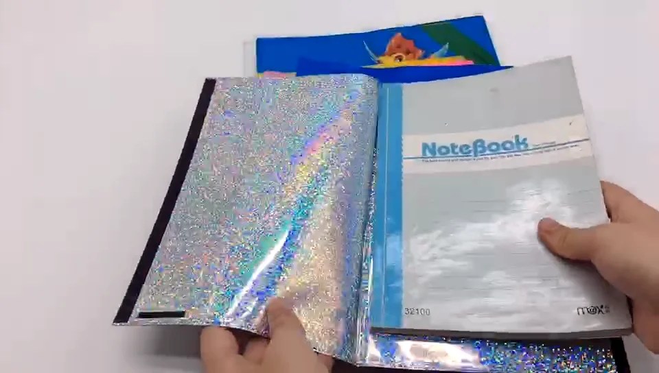Supplier School Stationary Pvc Laser Self Adhesive Book Covers Buy