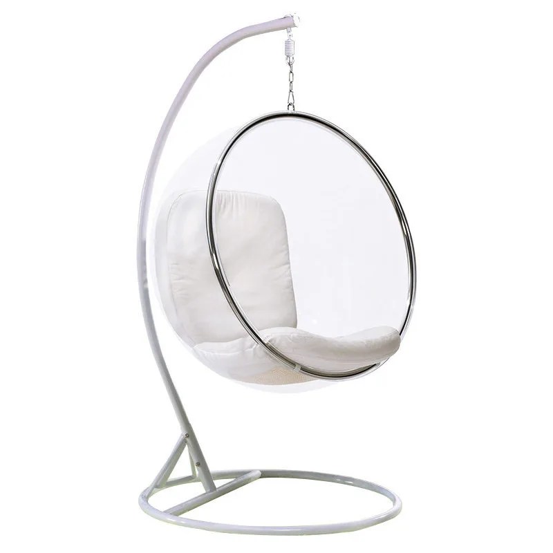 Modern Thickened Acrylic Hanging Egg Chair Swing Acrylic Hanging Ball