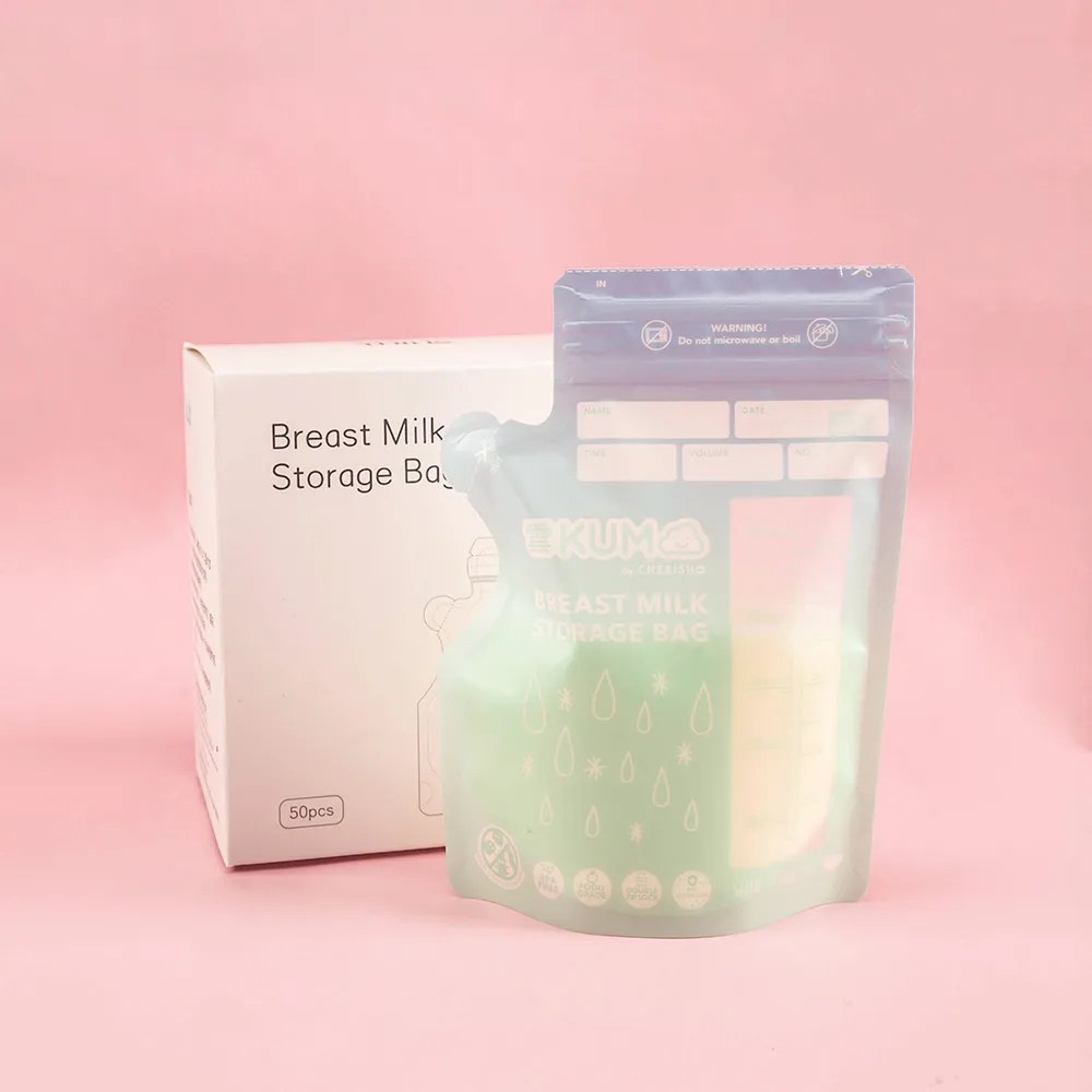 Hot Wholesale Breast Milk Storage Bag Milk Bags Spout Shape Breast