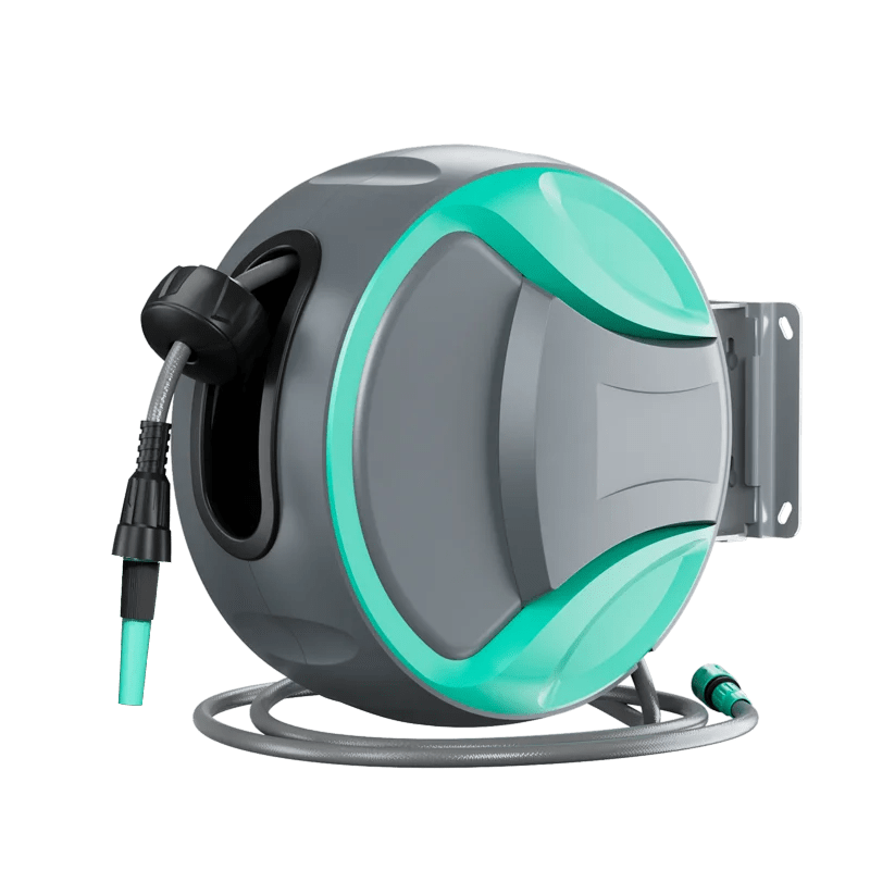Garden Hose Reel Built For Outdoors,Carrying Flexible Hideaway With