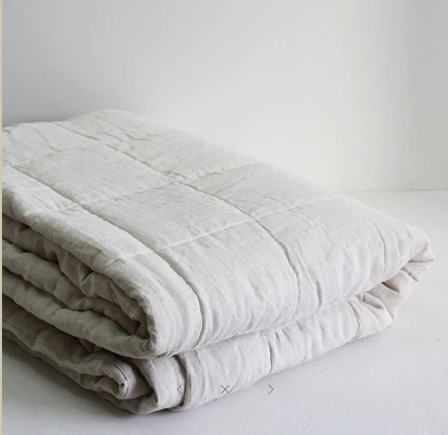 Wholesale Pure Linen Quilt 100 Linen Comforter Stonewashed Linen