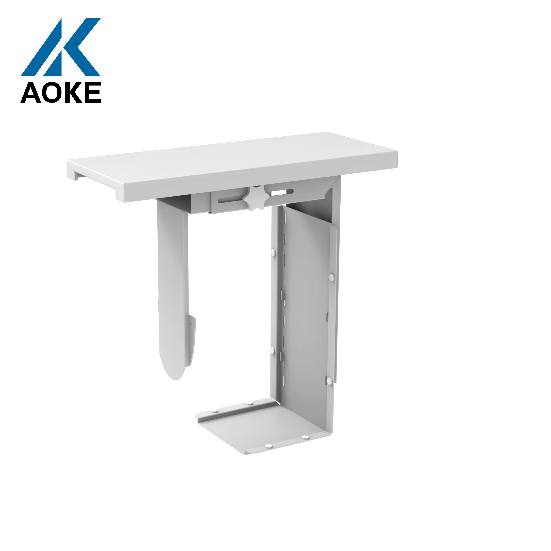Universal Pc Case Holder Under Desk Hanging Adjustable Computer
