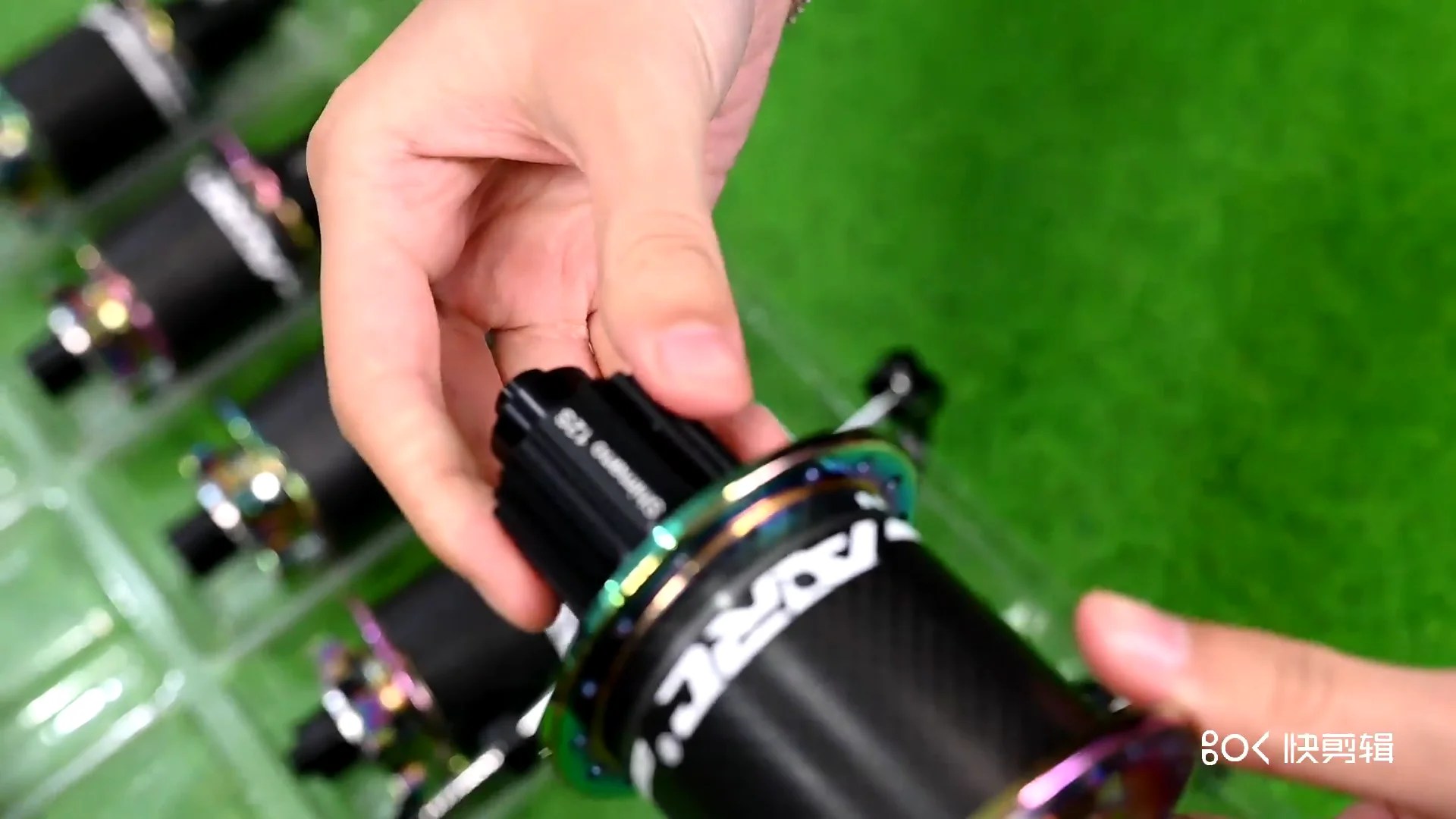 Arc Exclusive Rainbow Carbon Fiber Chosen Bicycle Hubs Hg/ms/xdr 9