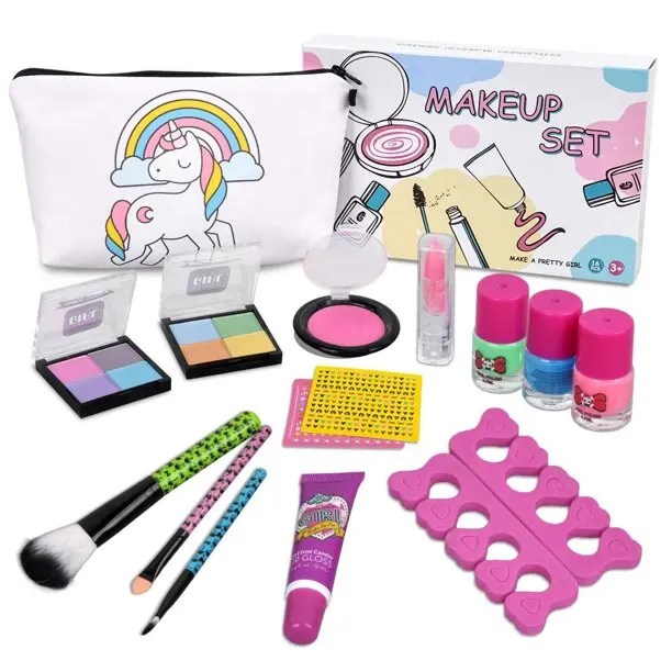 Kids Makeup Set Girls Lip Gloss Nail Oil Eyeshadow Makeup Set Oem