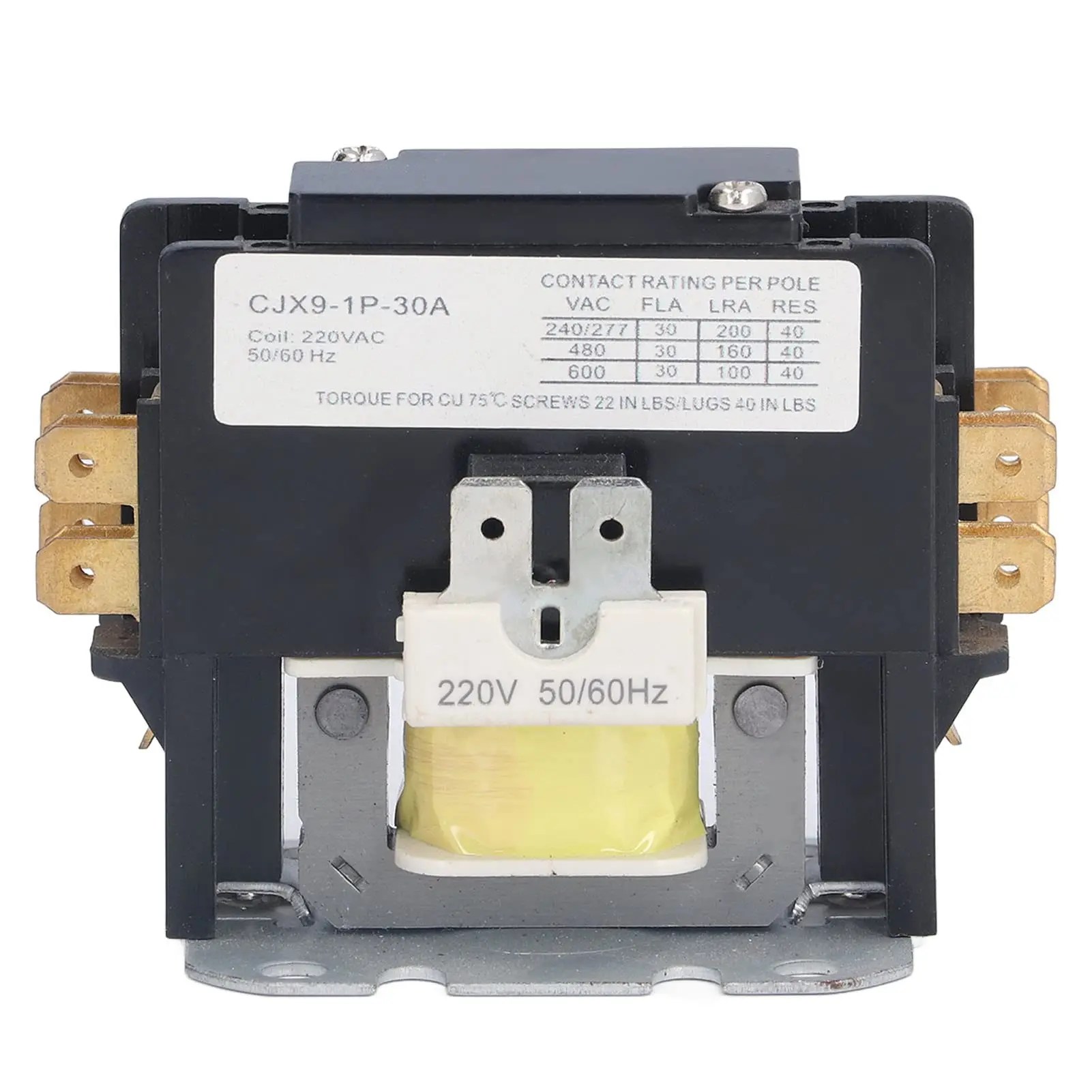 Air Conditioner Contactor 220v Two Poles 30 Amp For Ac Hvac Spare Parts