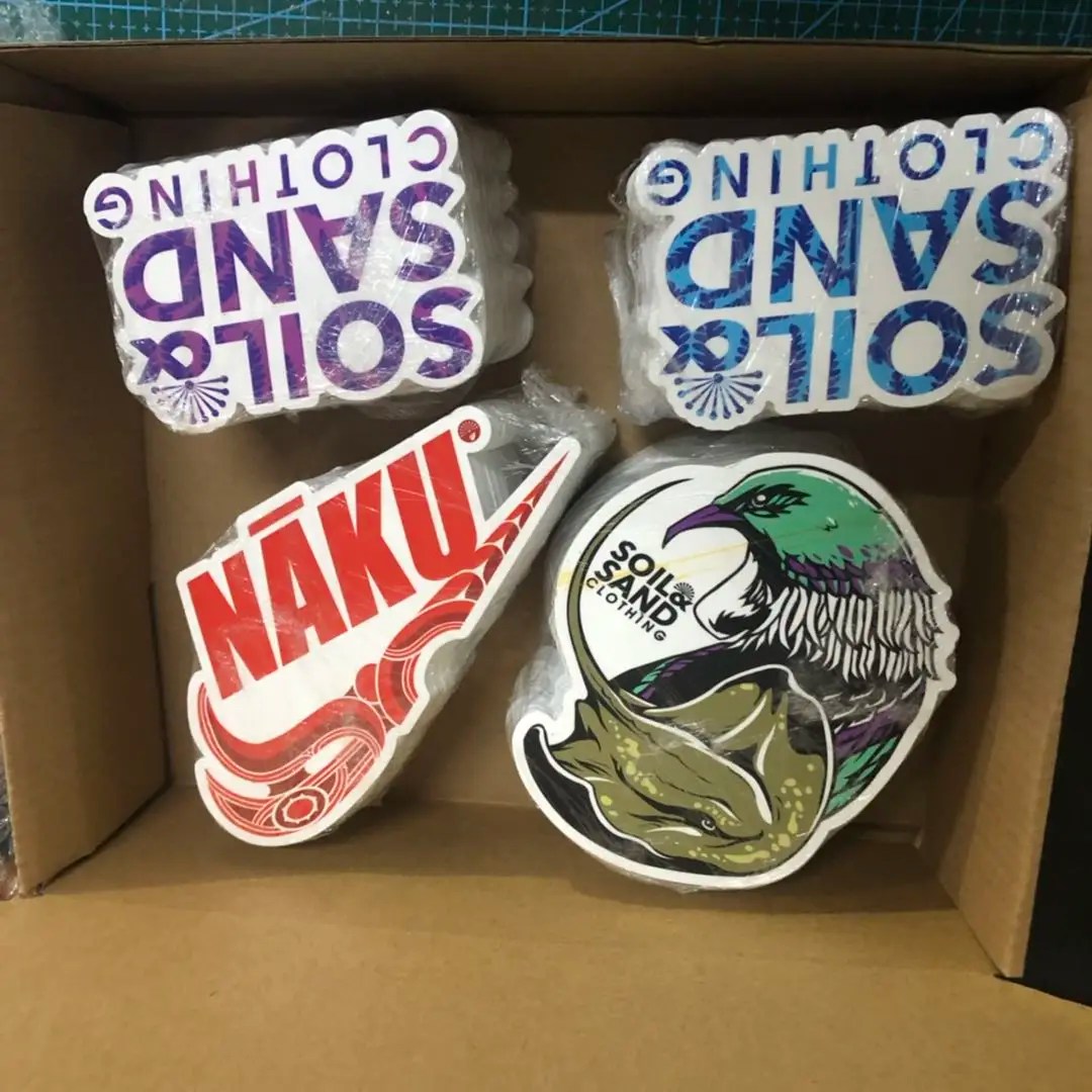 Uv Protect Waterproof Pvc Business Brand Logo Printed Custom Vinyl Die