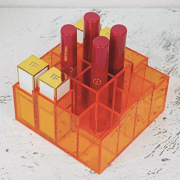 Luxury Women Bathroom Makeup Organizer Storage Box Acrylic Makeup