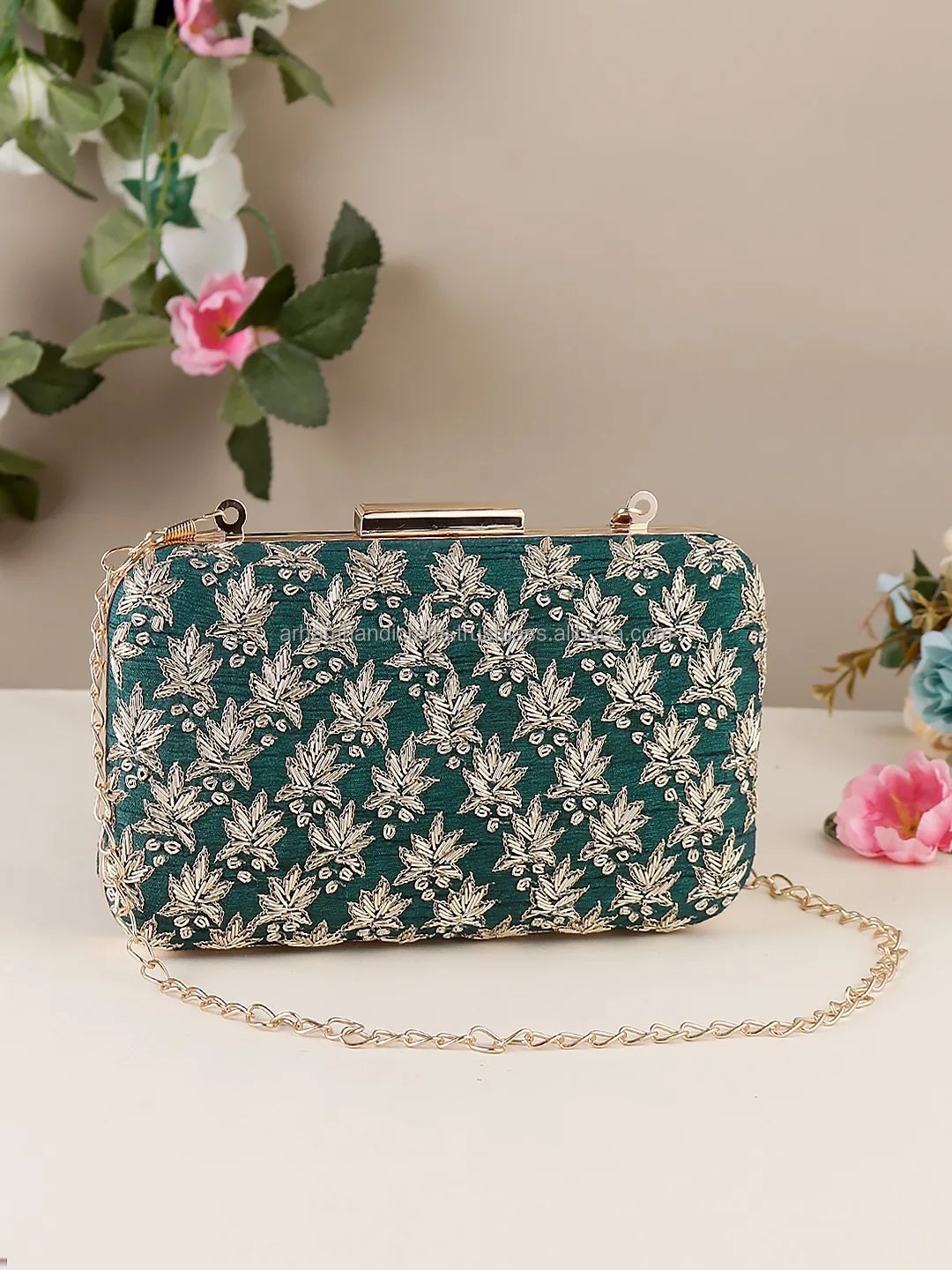 New Designer Unique Collection Embroidery Clutch Bag For Women Hot
