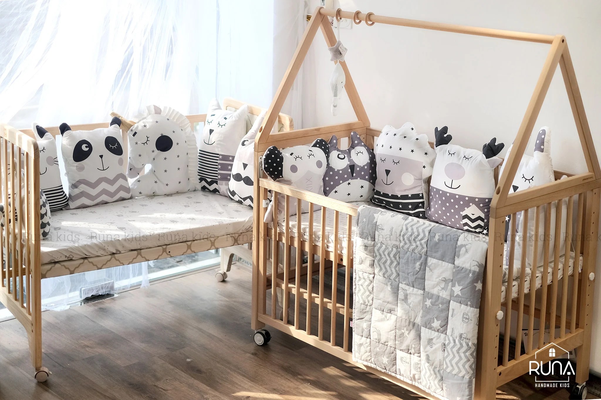 Baby Bed/ Baby Cot/ Crib For Baby New Design Homemade 100 Organic