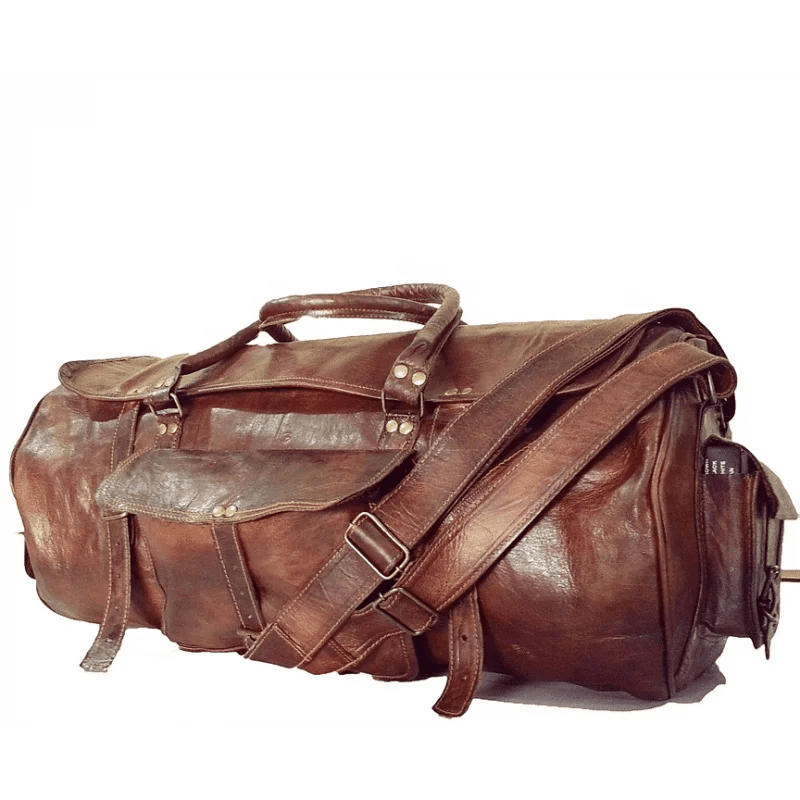 Latest Design 100 Pure Leather Travel Bag With Multi Function Luggage