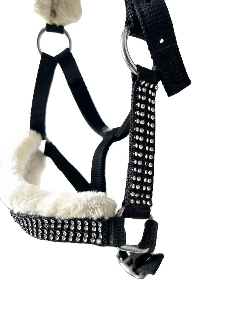 Pp Horse Halter,Horse Halter Fur,Horse Rhinestone Halter,Horse Halter