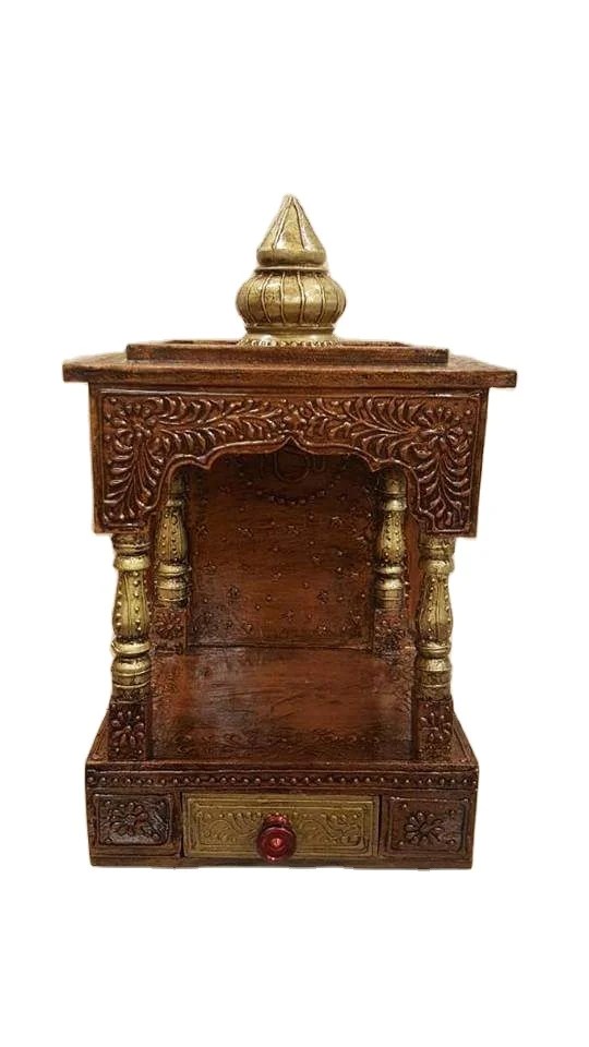 Ethnic Design Handcrafted Wooden Temple/mandir/pooja Stand Decoration