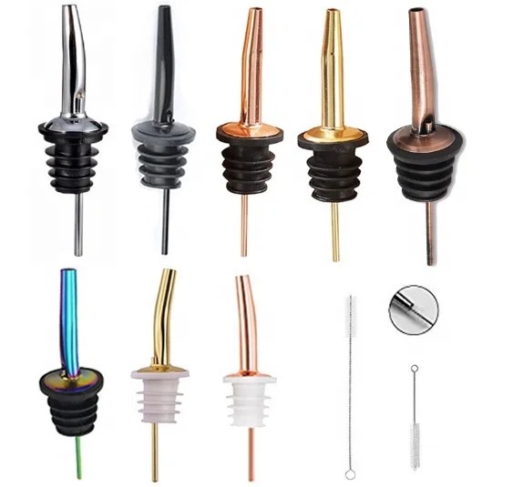 72 Stainless Steel Bottle Pourer Tapered Spout Shape Buy Wine