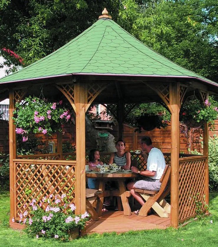Gartenlaube Chopin. Exklusives Gartenhaus aus HolzGartenhäuserProdukt