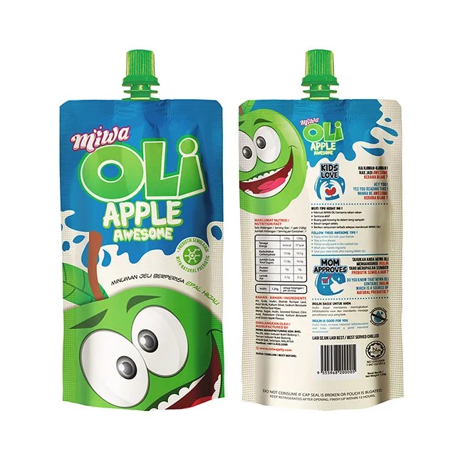 Halal Certified Apple Flavored Jelly Drink Contain Vitamin C